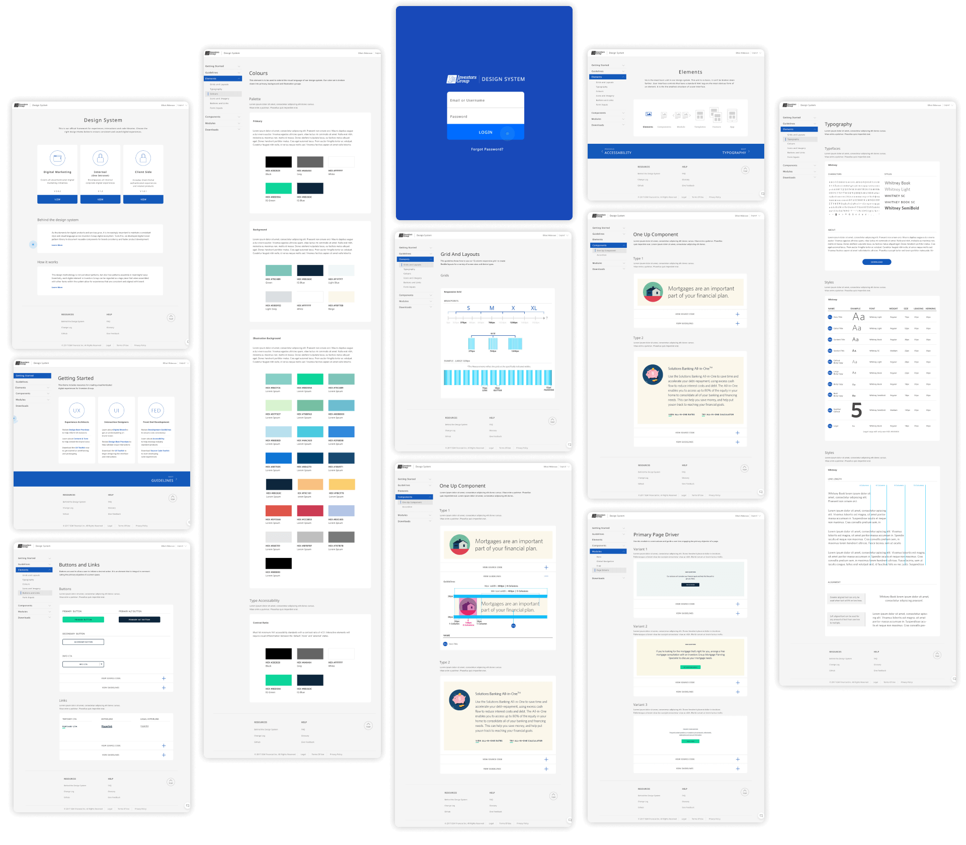 Custom Digital Design system UI